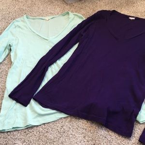 2 J crew long sleeve tops